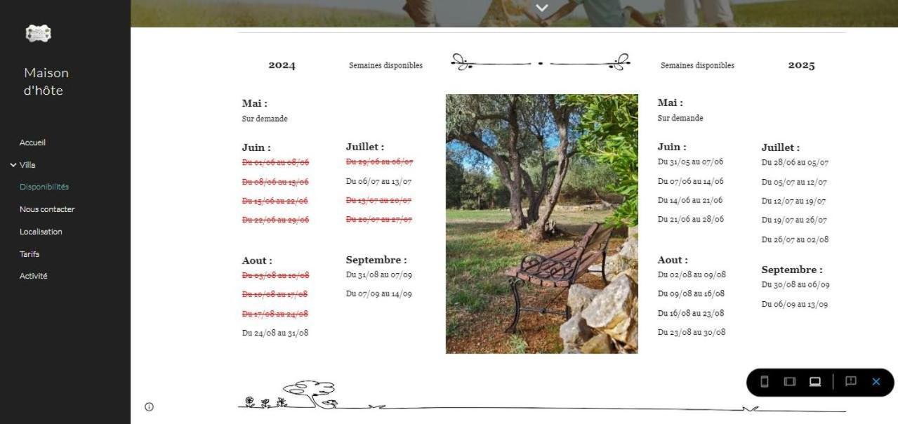 Au Petit Bonheur Villa Carnoules  Eksteriør bilde